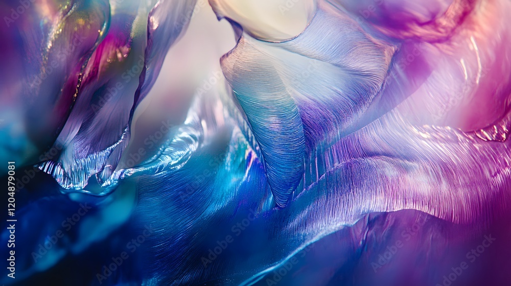 Poster dynamic abstract art design digital space visual content colorful environment close-up view modern a