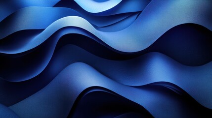 Obraz premium Smooth and elegant lines on blue background with copy space for design. Ideal for modern banner templates, abstract minimalist wallpaper, simple geometric modern wallpaper.