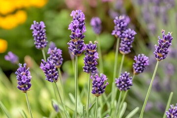 Obraz premium Lavender tree at the edge of the garden