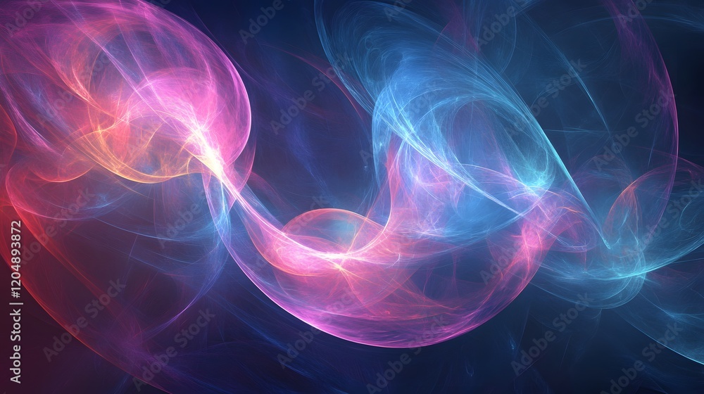 Poster dynamic color flow abstract art digital space graphic design vibrant environment artistic viewpoint 