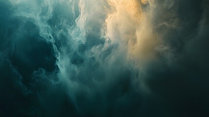 Swirling colorful smoke patterns abstract art digital artwork ethereal background close-up view creative concepts