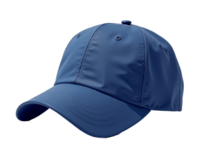 Blue cap with transparent background