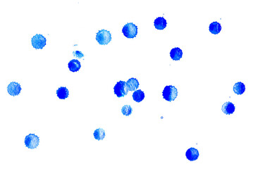 watercolor and acrylic brush splash isolate