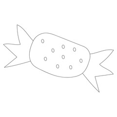 Outline Birthday Clipart: Doodle Party Celebration Clipart