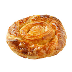Danish Pastry Isolated on a Transparent Background