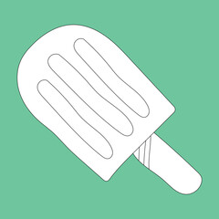 Doodle Birthday Decoration Clipart: Black & White Birthday Clipart