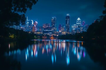 Fototapeta premium country at night