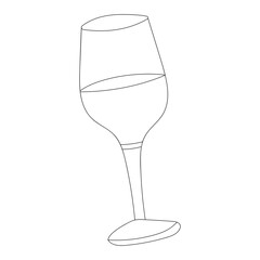 Birthday Clipart: Outline Birthday Party Decoration