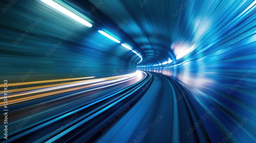 Poster an abstract technology background in a sci-fi space style, featuring futuristic elements and digital