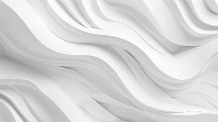 An abstract background featuring flowing white line waves, creating a smooth and elegant design.

