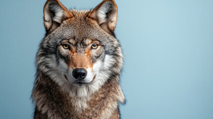 Fototapeta premium wolf on an isolated background