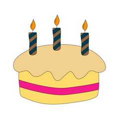 Colorful Birthday Clipart: Doodle Birthday Graphics 