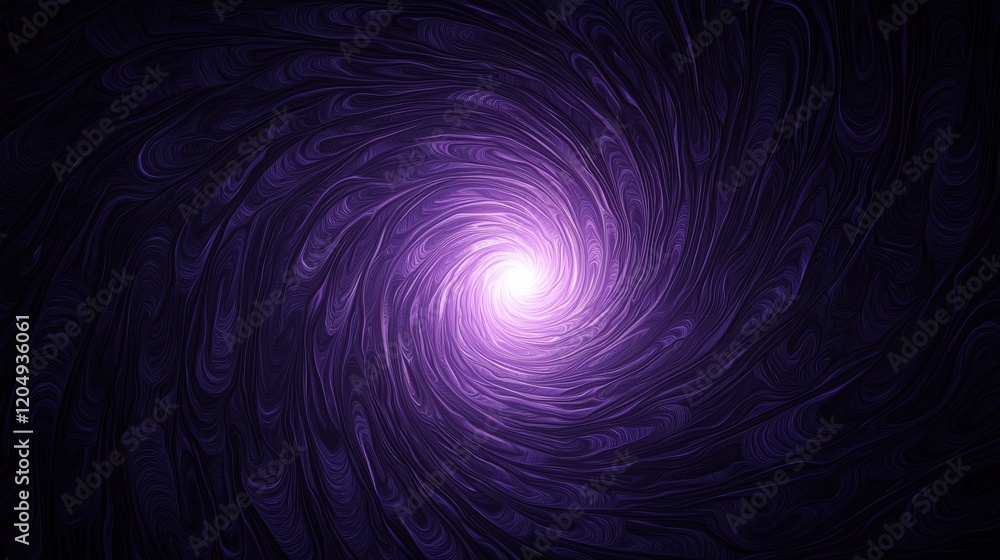 Aufkleber swirling purple lights in abstract background with radiating center and twisting patterns