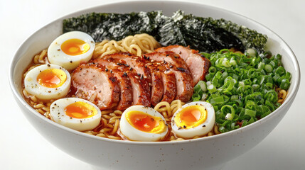 a bowl of steaming hot ramen