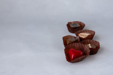 ハートとチョコレート　バレンタインのイメージ