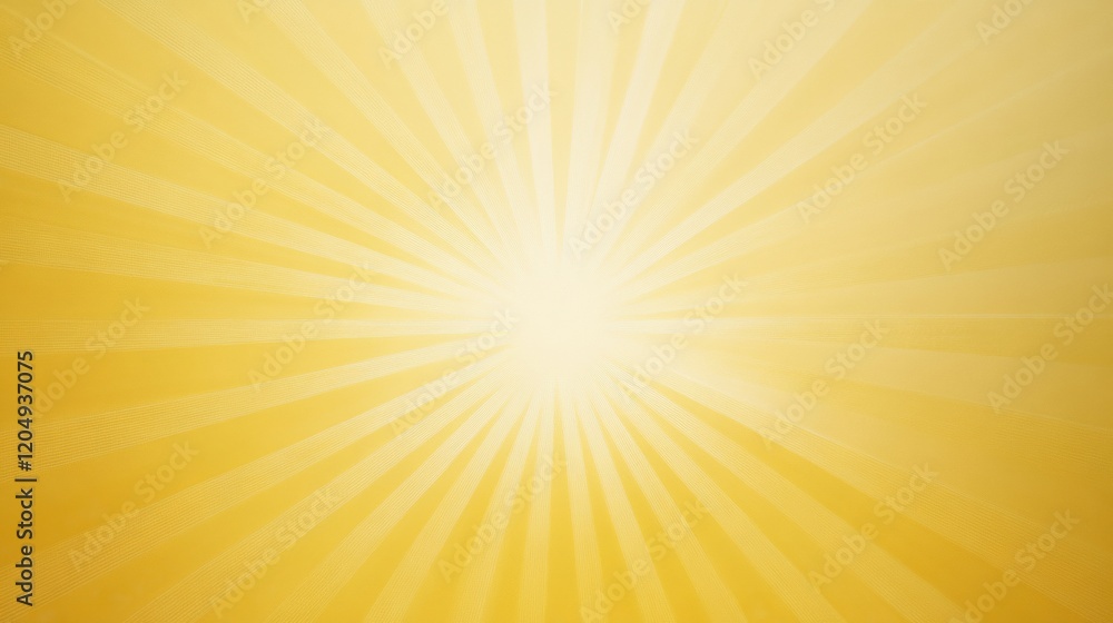 Leinwandbilder Bright sunlight radiating from the center, creating a warm and uplifting atmosphere with golden tones. Generative AI