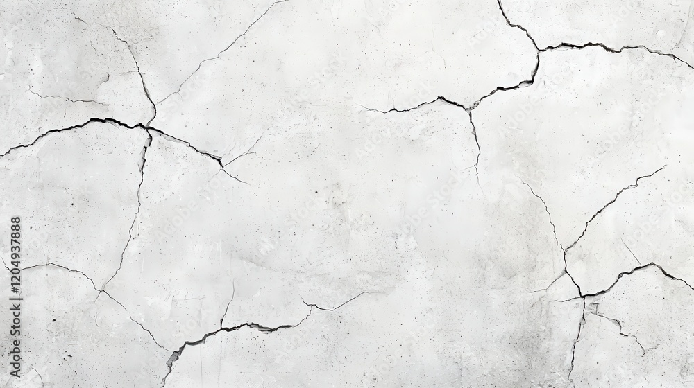 Poster rough distressed concrete background with cracks and texture for design and construction use