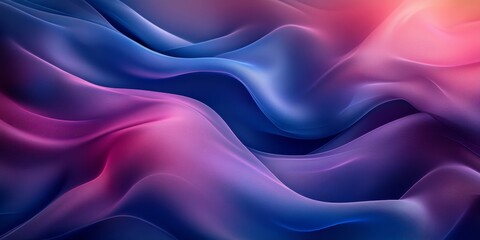 Fototapeta premium Vibrant blue magenta gradient background, soft shadows texture, presentation backdrop, modern design elements, Generative AI
