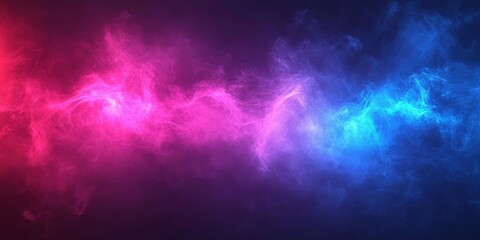 Dynamic blue magenta gradient background, holographic patterns texture, poster header, seamless color flow, Generative AI