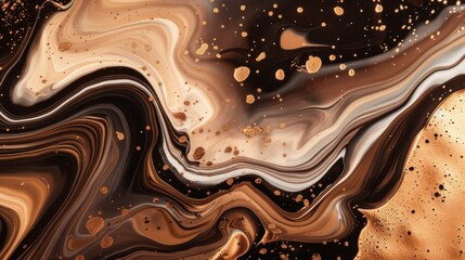 A brown fluid textured vector background designed for social media ads, ideal for projects needing abstract, acrylic, or artistic elements.

