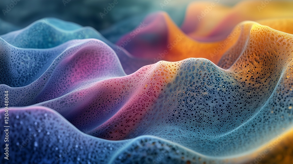 Poster generative ai-inspired modern 3d abstract design: perfect for copy space applications