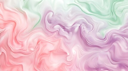 Obraz premium Abstract Pastel Swirls Paint Texture Background