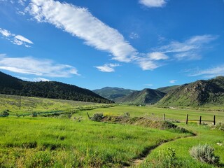 Fototapeta premium landscape with mountains