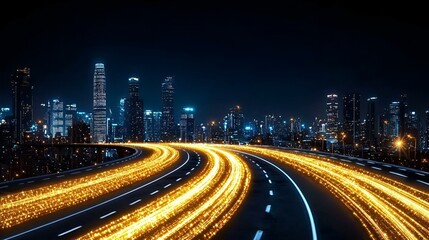 Obraz premium IT Communication and E-Learning Innovation, a visual exploration of digital education and technology's role in modern learning experiences