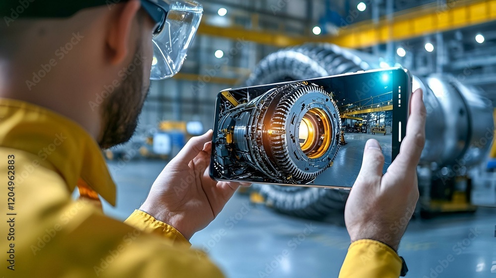 Poster technicians in smart industries utilizing augmented reality for enhanced operations and efficiency i