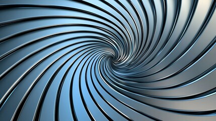Dynamic Spiral in Gray Tones, swirling lines create an energetic movement, evoking a sense of depth and fluidity in abstract design