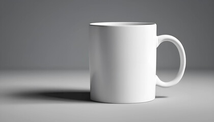 Obraz premium Blank Realistic Mug Mockup, Fully Editable, Easy to Replace the Artwork, Easy to Change Colour