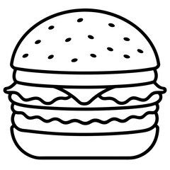 Creative Burger Vector Illustrations