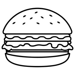 Creative Burger Vector Illustrations