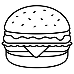 Creative Burger Vector Illustrations