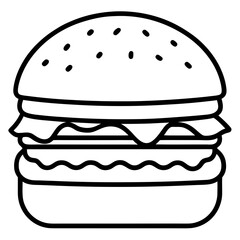 Creative Burger Vector Illustrations