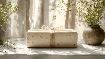 Modern Eco-Friendly Packaging with Minimalistic Design and Recycled Materials