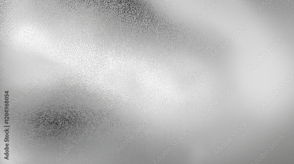 Aufkleber A light gray gradient texture background featuring a smooth transition from light to dark shades, complemented by elements of glass and silver metal. This elegant and minimalist design creates a clean