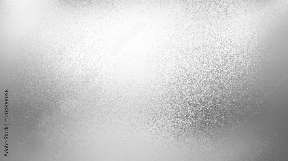 Poster A light gray gradient texture background featuring a smooth transition from light to dark shades, complemented by elements of glass and silver metal. This elegant and minimalist design creates a clean