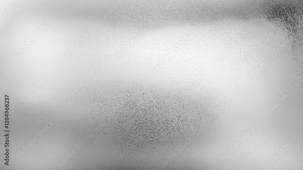 Poster A light gray gradient texture background featuring a smooth transition from light to dark shades, complemented by elements of glass and silver metal. This elegant and minimalist design creates a clean