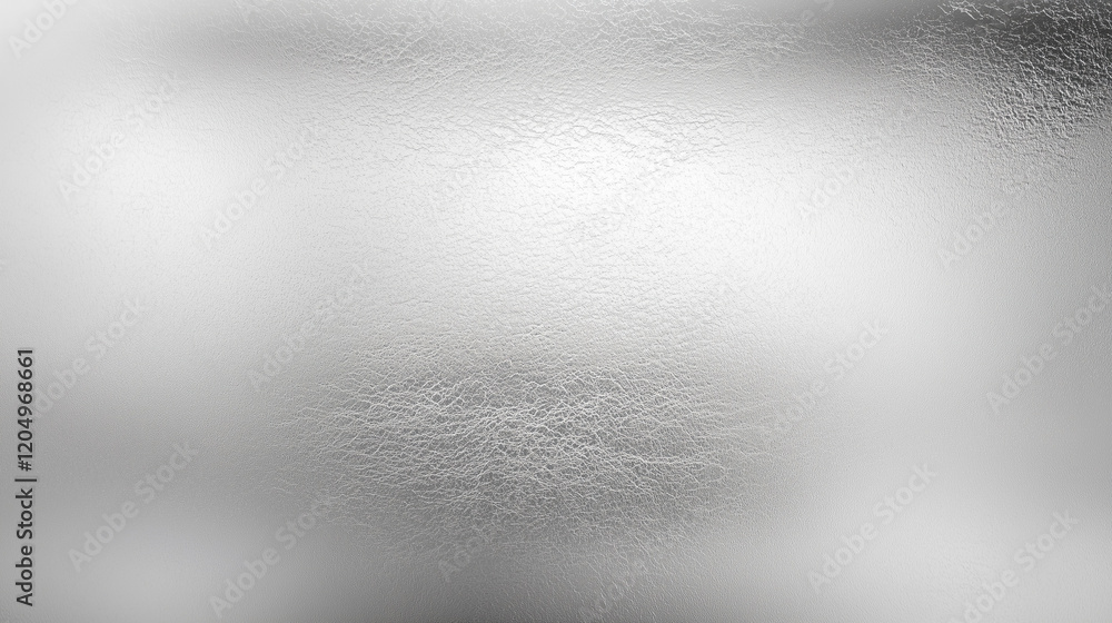 Poster A light gray gradient texture background featuring a smooth transition from light to dark shades, complemented by elements of glass and silver metal. This elegant and minimalist design creates a clean