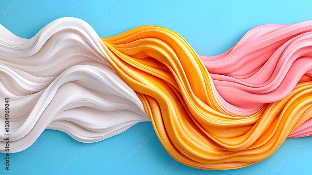 Aufkleber dynamic color flow, an energetic display of vibrant hues swirling in abstract patterns, evoking a se