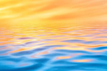 Flowing Water Ripples with Mesmerizing Golden Reflections Zen Inspired Abstract Artwork