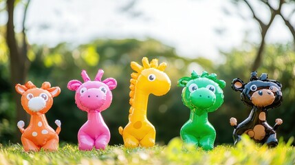 Balloons shaped like animals, perfect for kids&acirc;&euro;&trade; birthday parties or fun themes 