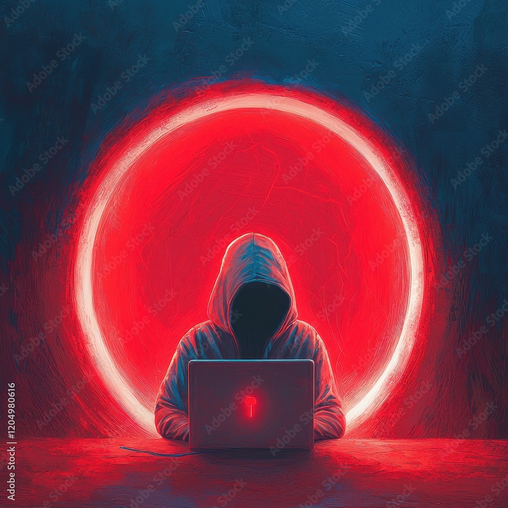 Poster ethical hackers in action cybersecurity workshop digital illustrations -tech environment close-up vi