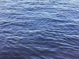 Naklejka premium River rippled cold water surface.