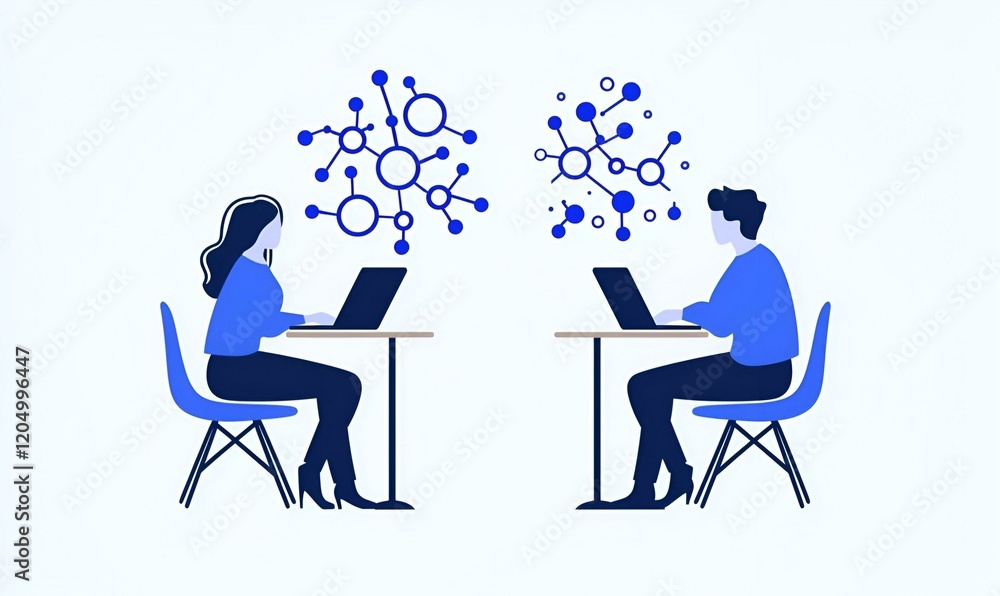 Poster traditional and remote learning comparison, side-by-side visuals illustrating key differences in eng