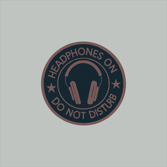 Plugged In,Please Stay Out,Headphones On:Zone of Peace,Label with the text