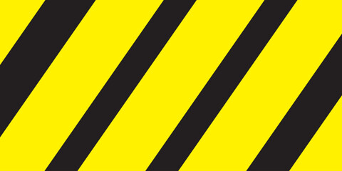 Warning safety yellow black diagonal stripes line caution hazard danger road sign symbol.