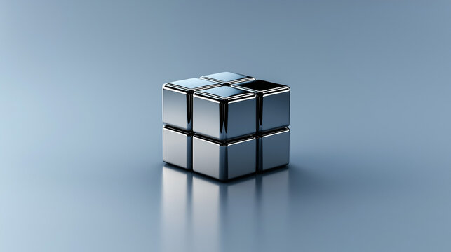 Innovative business model adaptation in a digital transformation era technology 3d graphic futuristic close-up