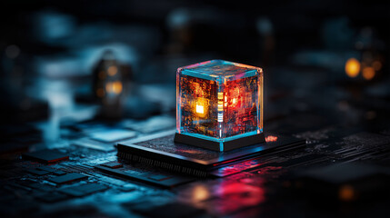 Harnessing digital transformation innovative business models in technology modern environment close-up view